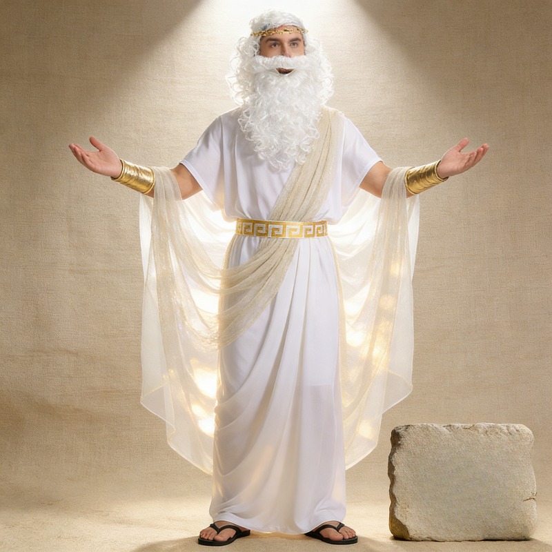 Zeus Men Accessories - Greek Zeus Prince Costume for Men