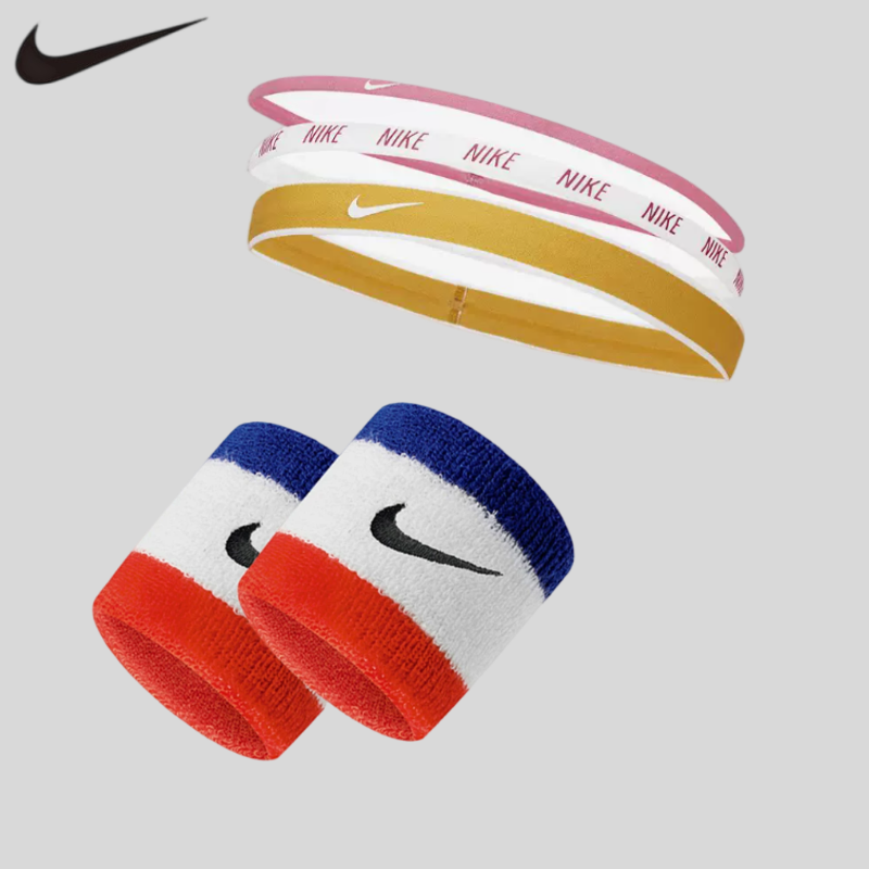 Men'S Accessories Nike - Nike Headband and Wristbands Set Breathable