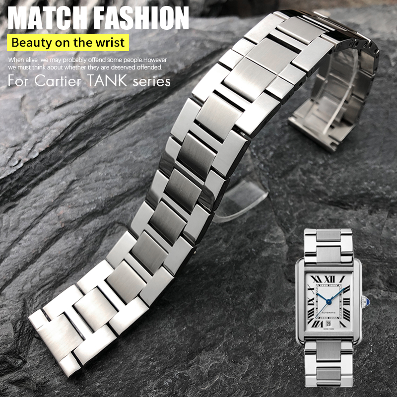 Men'S Accessories Cartier - 20mm Fine Stainless Steel High Quality
