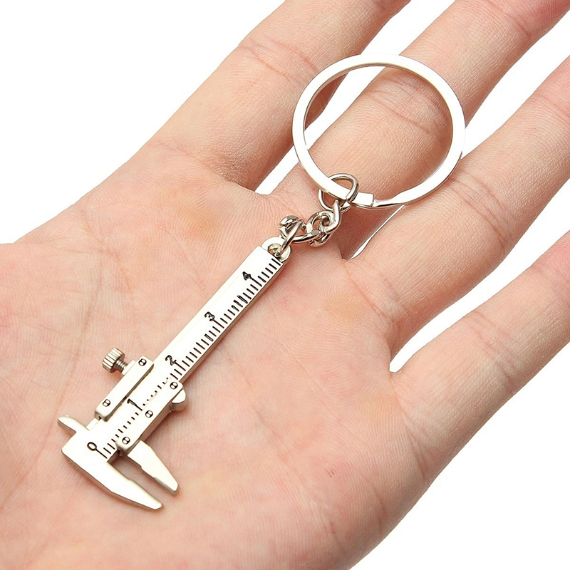 Men Accessories Gadgets - Fashion Creative Vernier Caliper Keychain For