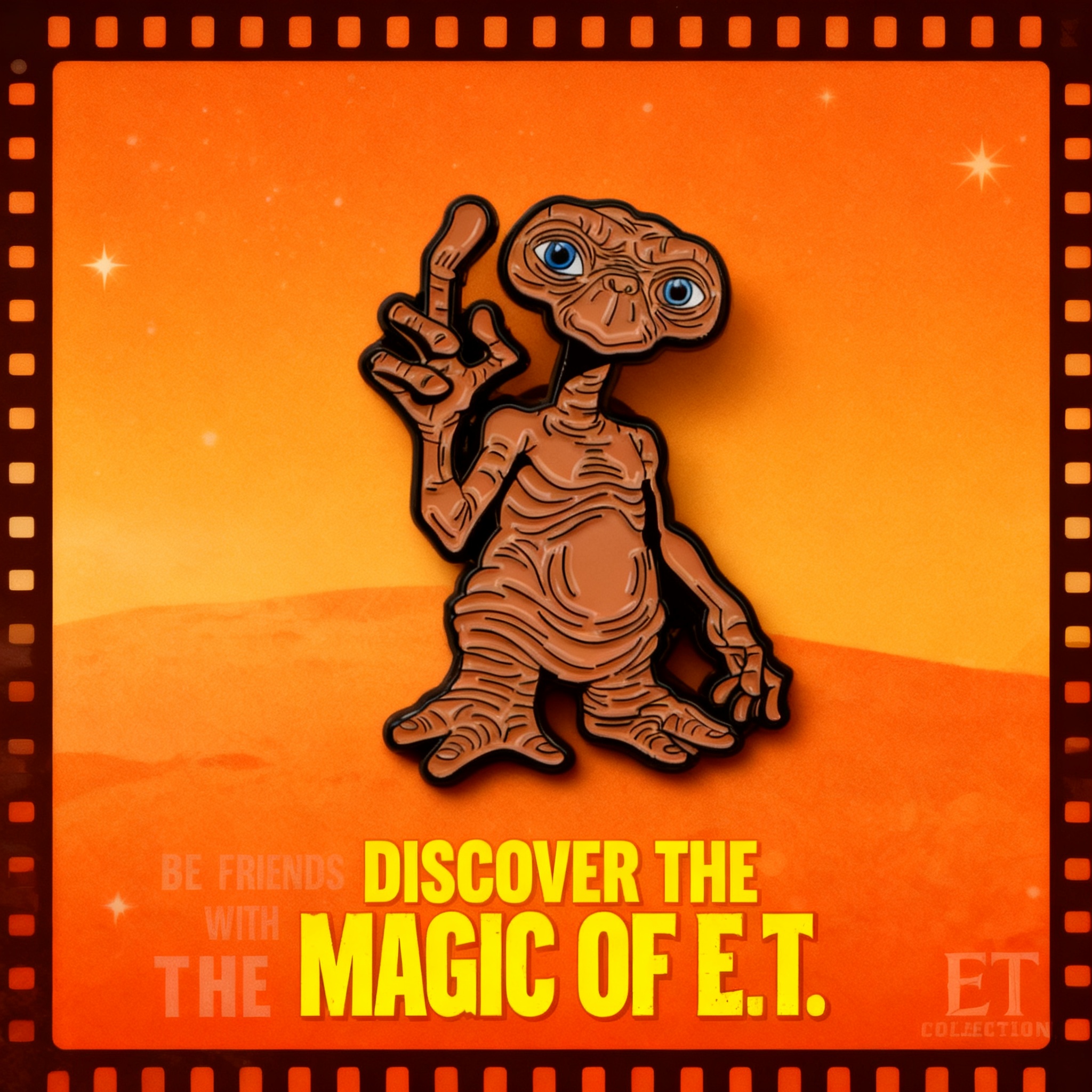 Men'S Accessories Fashion - Vintage Funny Alien Enamel Cartoon Badge