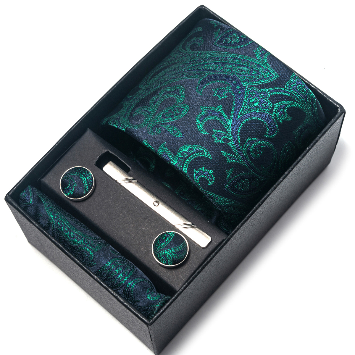 Brand Silk Tie Men Wedding Gif - đánh giá và giá Men'S Accessories Gift Set Branded