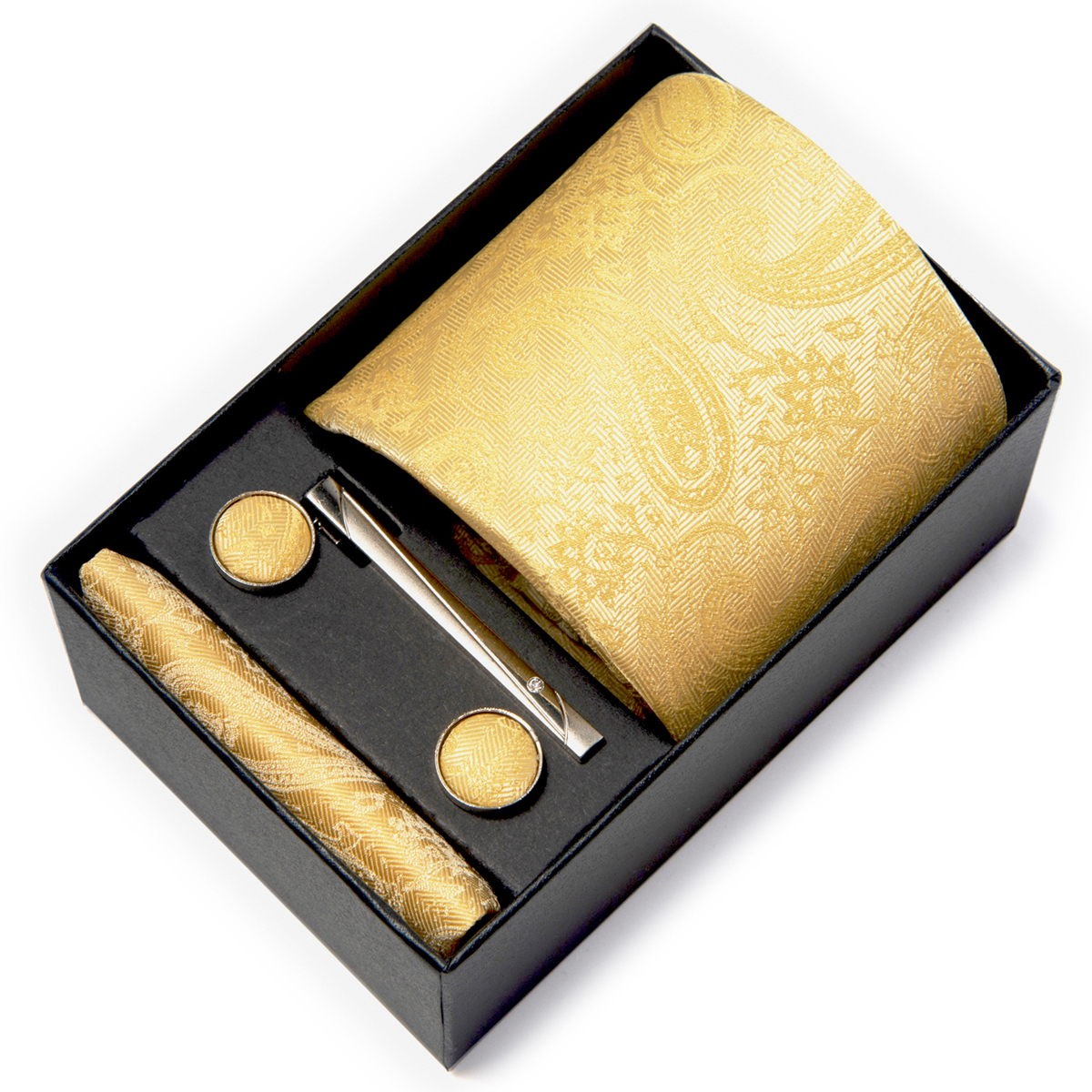 Brand Silk Tie Men Wedding Gif - đánh giá và giá Men'S Accessories Gift Set Branded