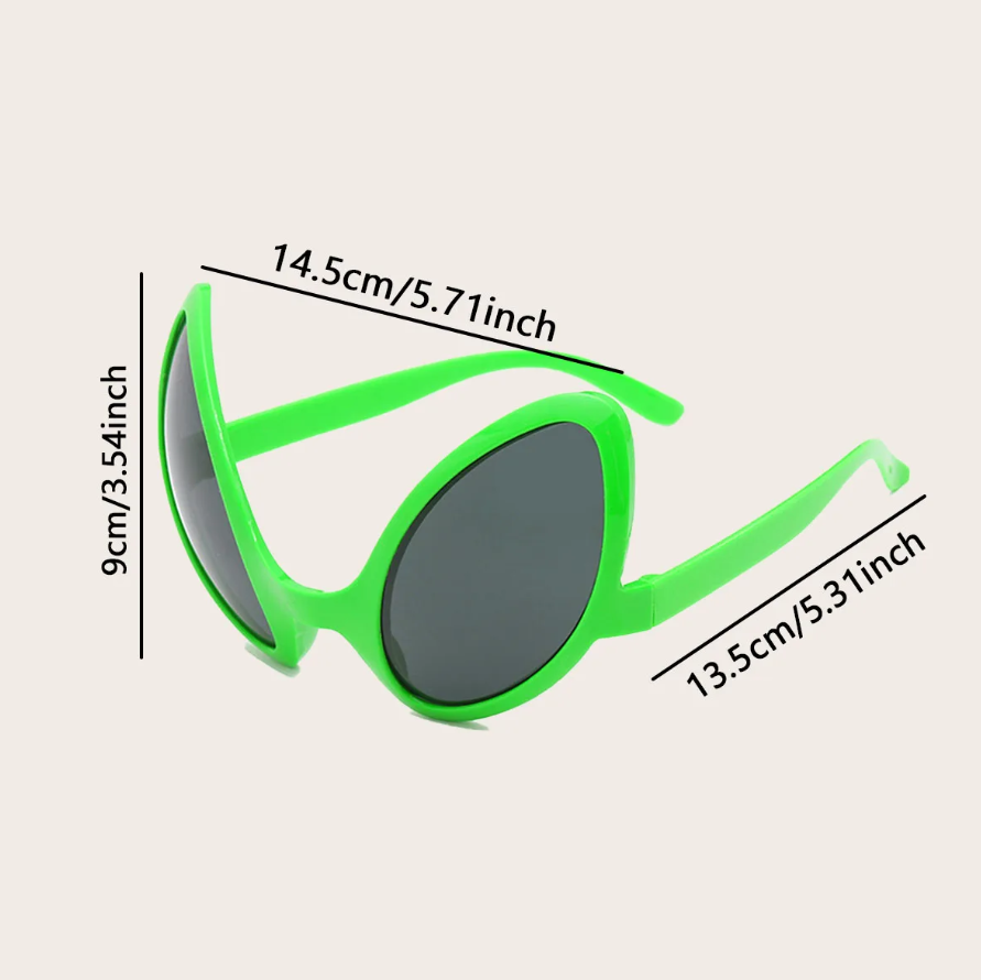 Green Alien Martian Quirky Sun - đánh giá và giá Men'S Accessories Fashion