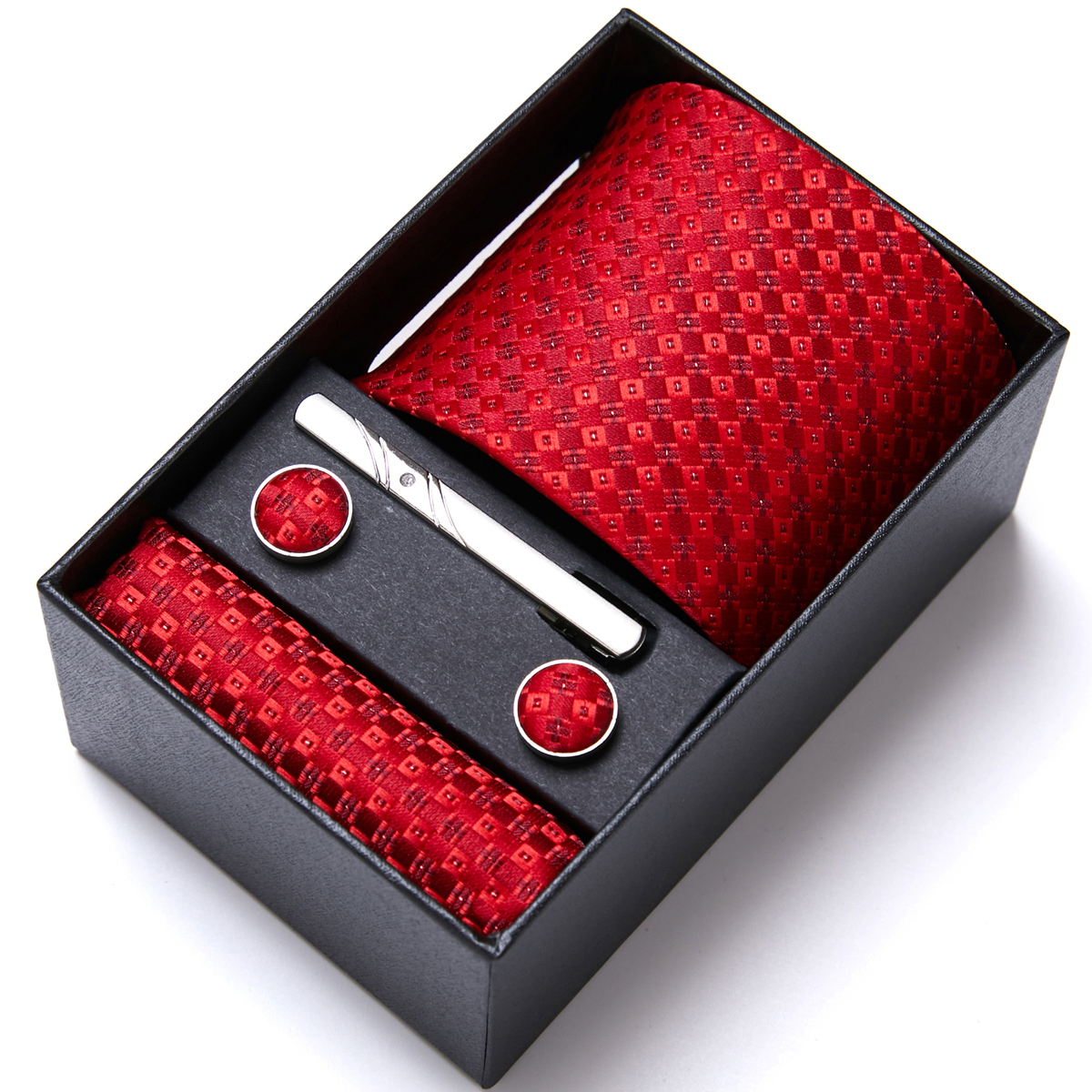 Hot Sale Brand Tie Handkerchie - đánh giá và giá Men'S Accessories Gift Set Branded
