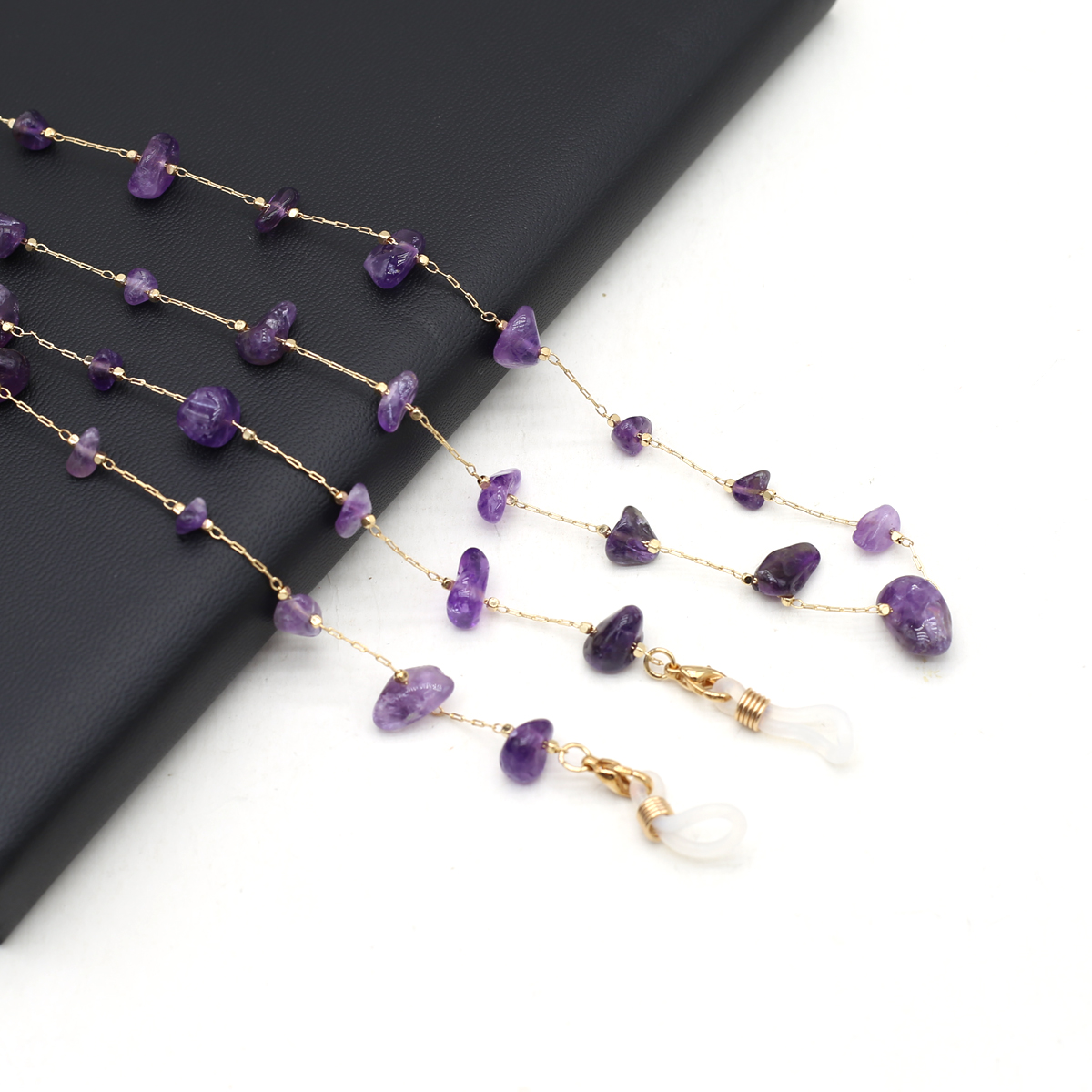 Natural Amethyst Stone Beaded  - đánh giá và giá Men Accessories All