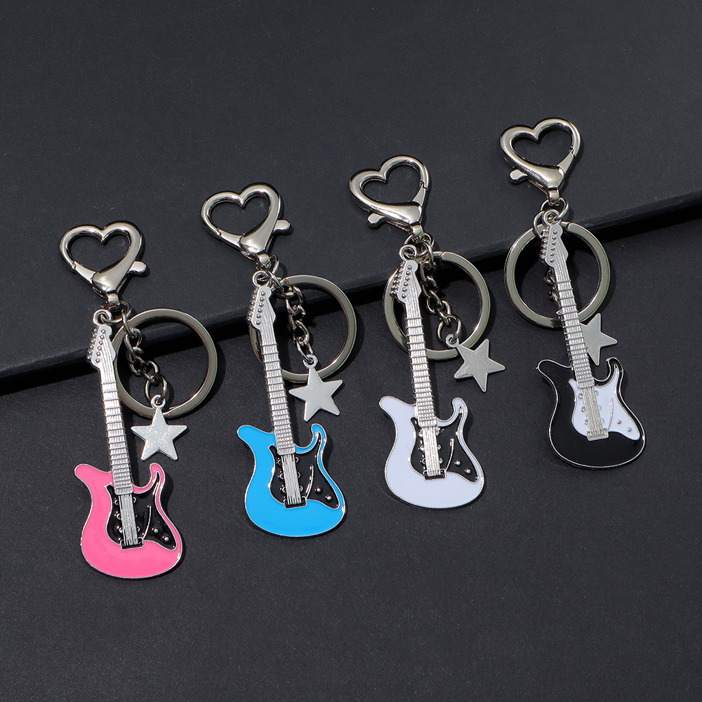 Guitar Love Heart Key Chain fo - đánh giá và giá Men Accessories All