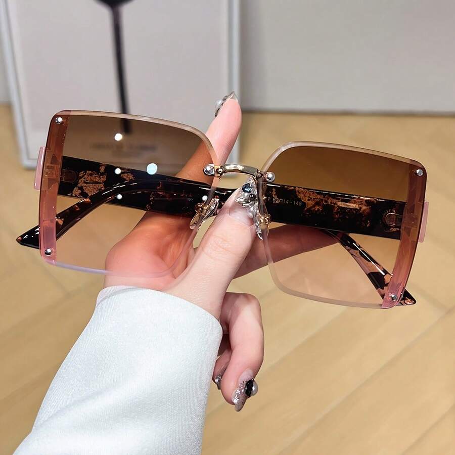 Oversized Frameless Square Gra - đánh giá và giá Men'S Accessories Fashion