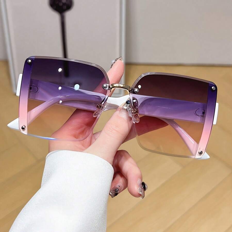 Oversized Frameless Square Gra - đánh giá và giá Men'S Accessories Fashion
