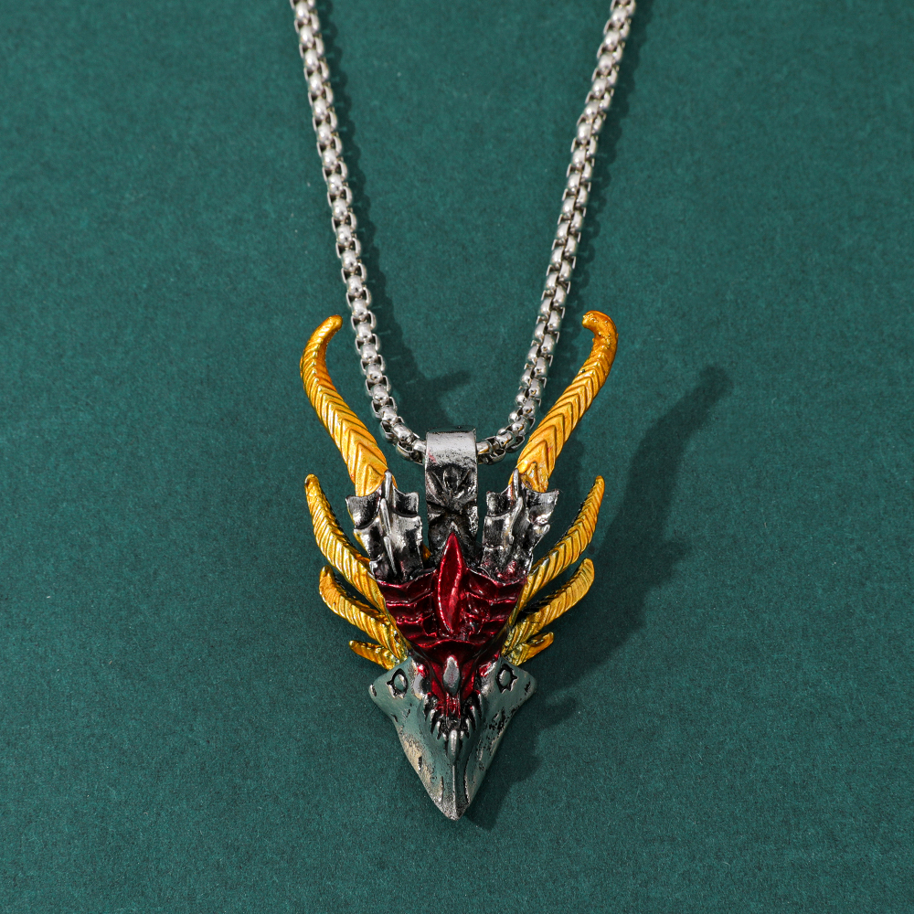 Retro Hip-Hop Evil Dragon Head - đánh giá và giá Men'S Accessories Fashion