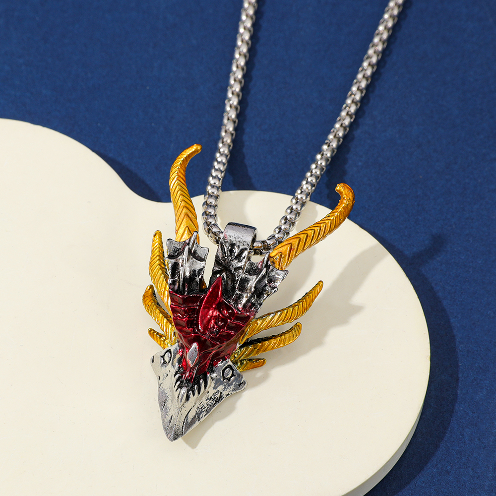 Retro Hip-Hop Evil Dragon Head - đánh giá và giá Men'S Accessories Fashion