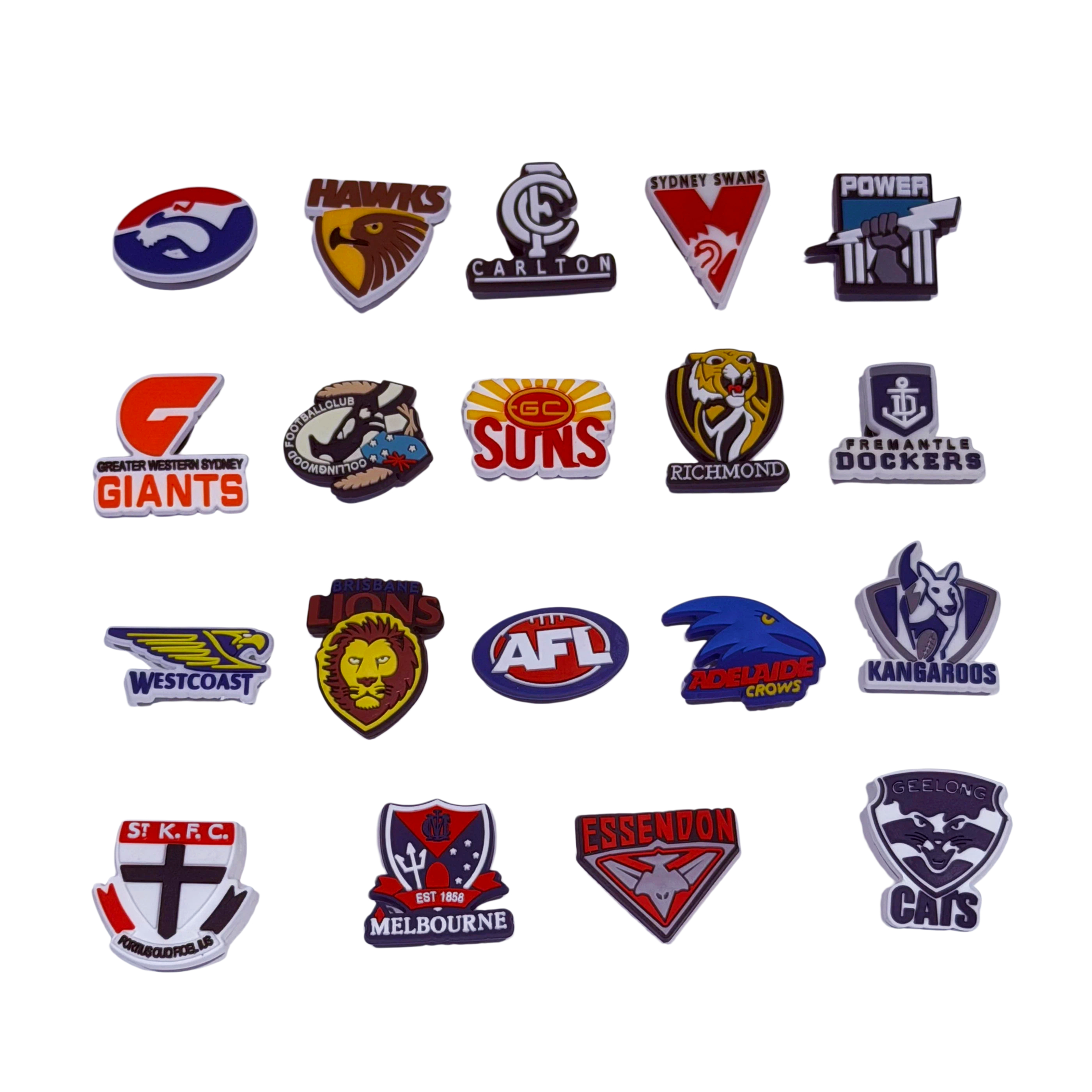 19-100pcs AFL Teams Australia  - đánh giá và giá Men'S Accessories Australia