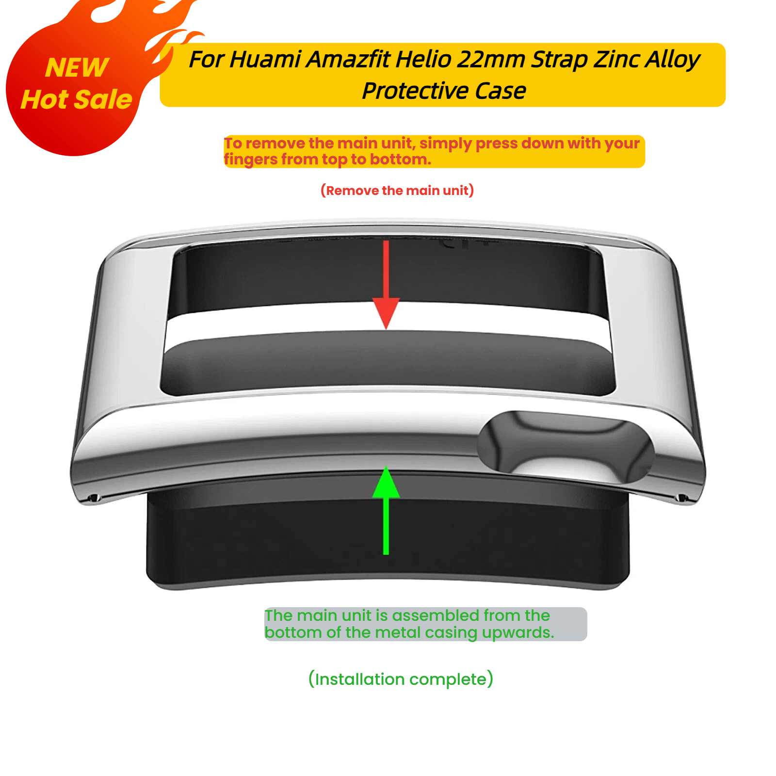 Case for Huami Amazfit Helio M - đánh giá và giá Men Accessories All