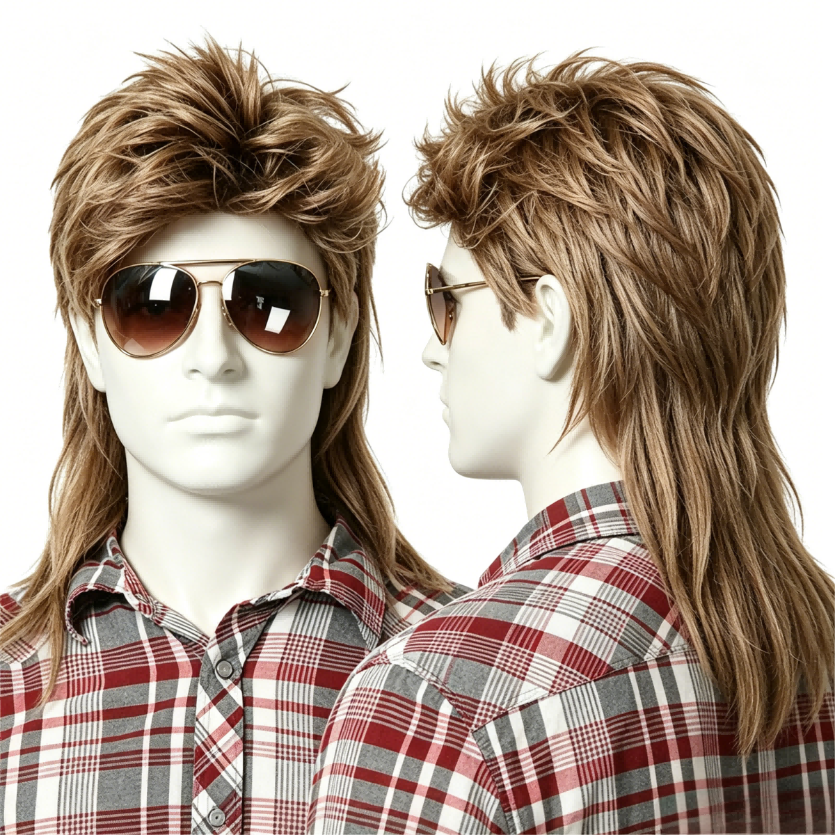Retro Style Men Mullet Wig Cla - đánh giá và giá Men Accessories All