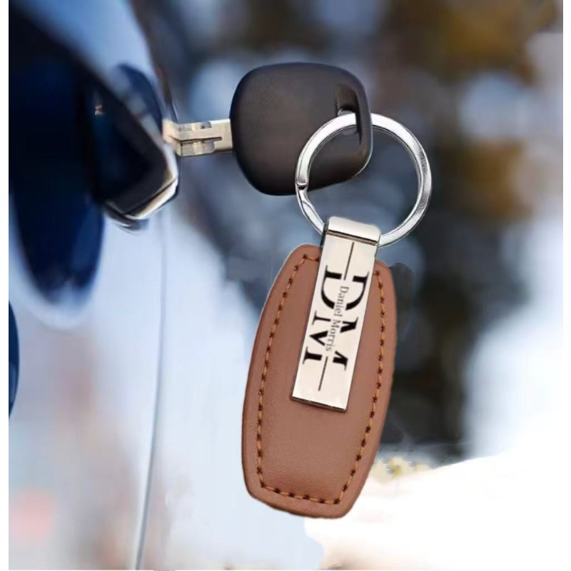 Personalized Leather Keychain  - đánh giá và giá Men Accessories All