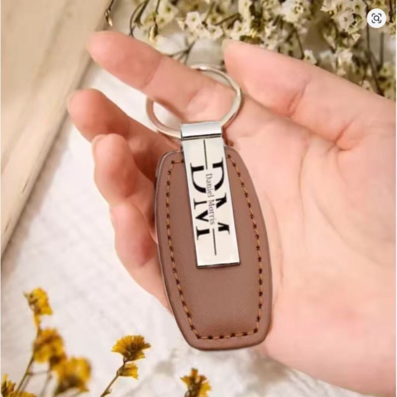 Personalized Leather Keychain  - đánh giá và giá Men Accessories All