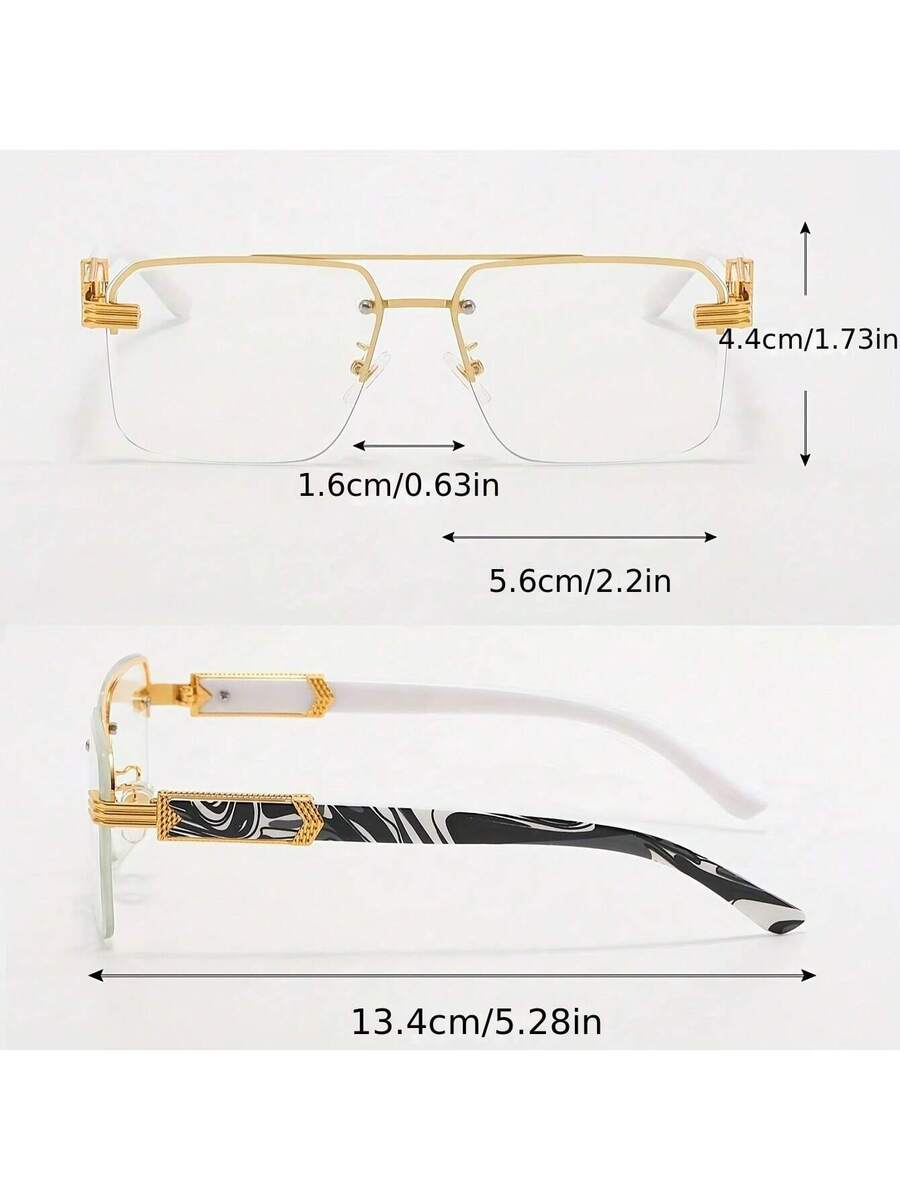 Mens Half-Frame Eyewear With T - đánh giá và giá Men'S Accessories Fashion