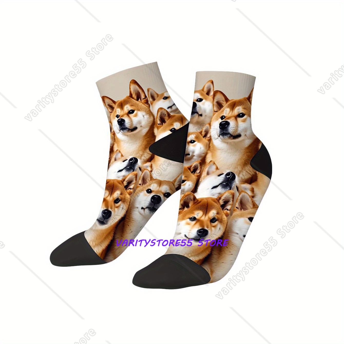 Cute Shiba Inu Print Ankle Soc - đánh giá và giá Men Accessories All