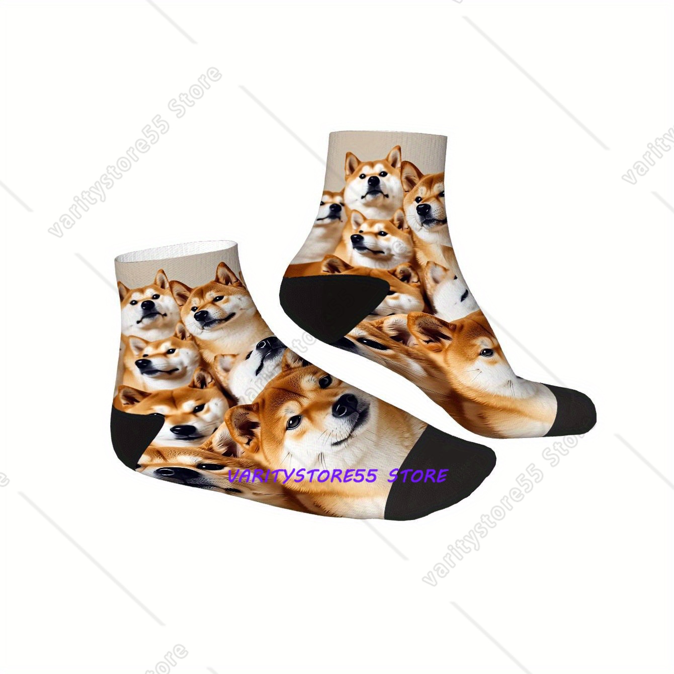 Cute Shiba Inu Print Ankle Soc - đánh giá và giá Men Accessories All