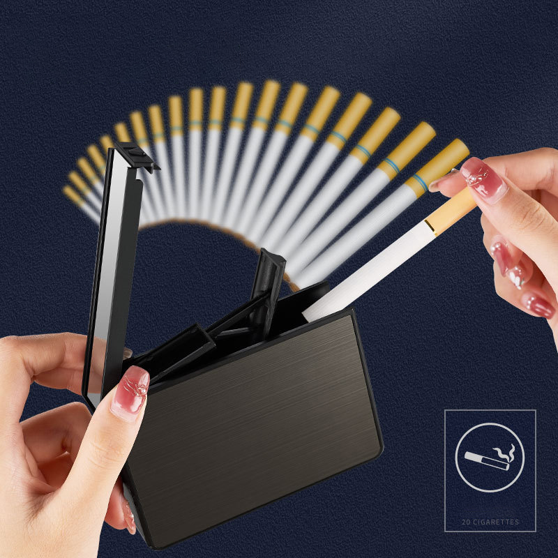 Automatic Cigarette Case Porta - đánh giá và giá Men Accessories Gadgets