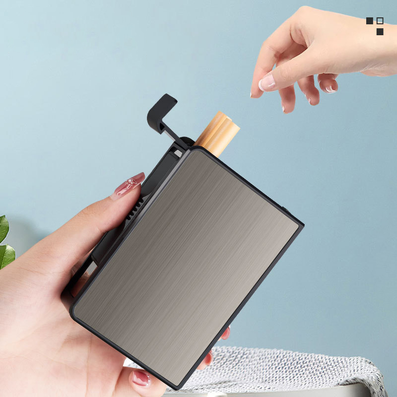 Automatic Cigarette Case Porta - đánh giá và giá Men Accessories Gadgets