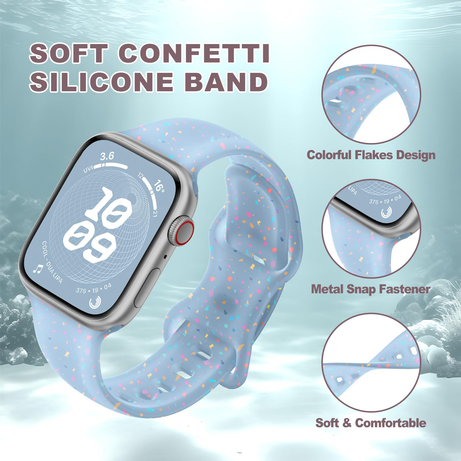 Sport Silicone Strap for Apple - đánh giá và giá Men'S Accessories Nike
